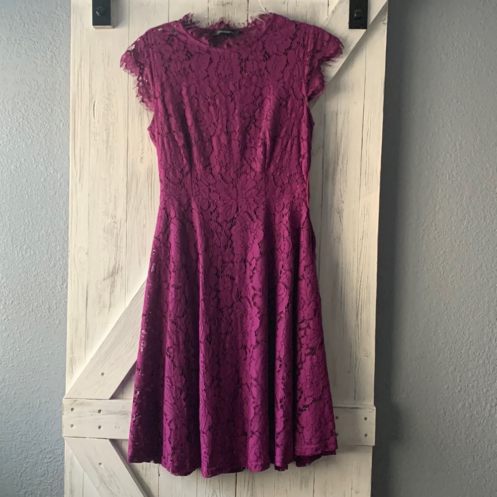 Lace dress, plum/purple size small